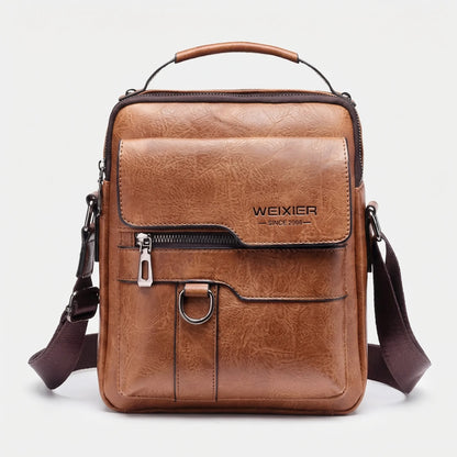 VierraSol | Bolsa Mensajera para Hombre con Bolsillo Frontal