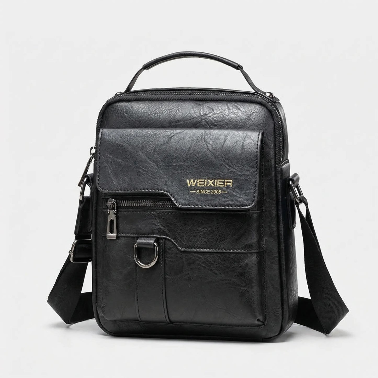 VierraSol | Bolsa Mensajera para Hombre con Bolsillo Frontal
