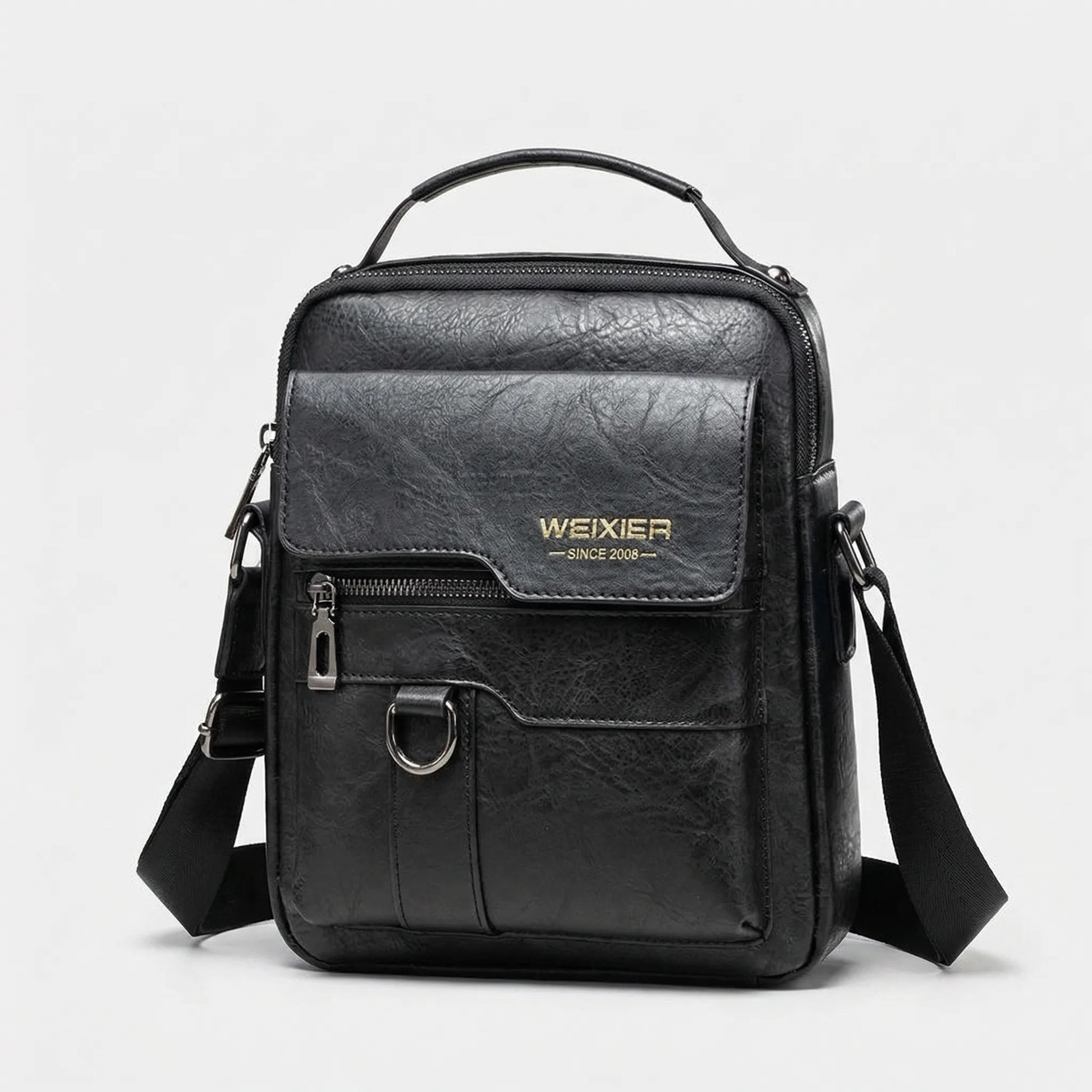VierraSol | Bolsa Mensajera para Hombre con Bolsillo Frontal