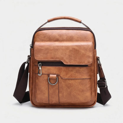 VierraSol | Bolsa Mensajera para Hombre con Bolsillo Frontal
