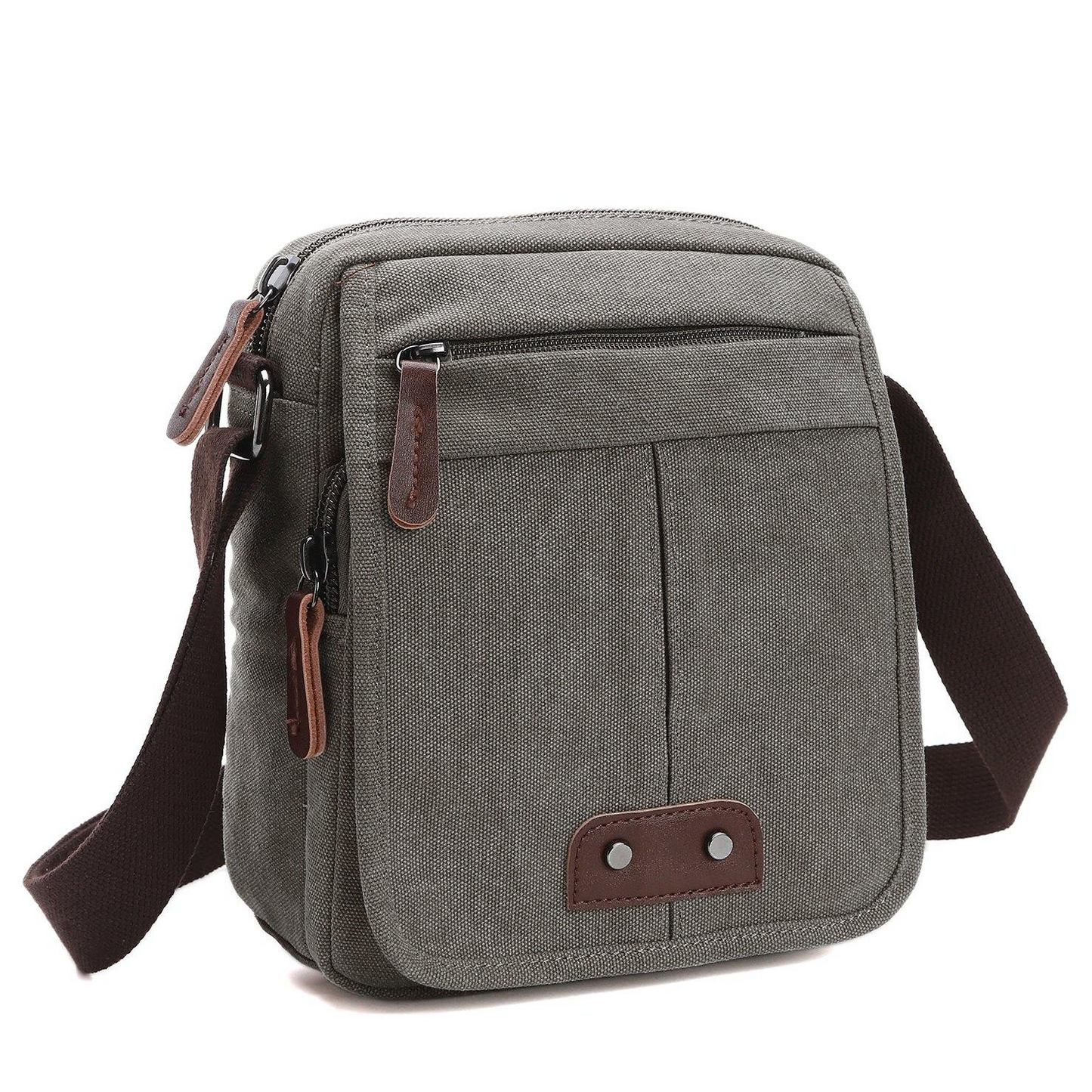 VierraSol | Bolsa Mensajera Unisex Cruzada con Múltiples Bolsillos
