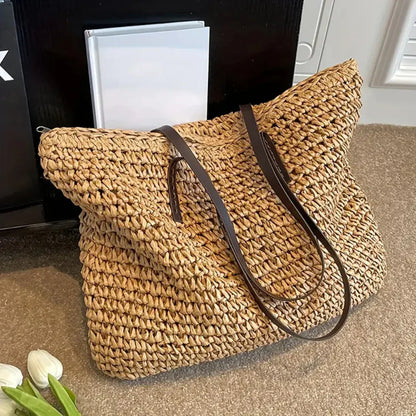 VierraSol | Bolsa Tote Woven para Mujeres – Gran Capacidad