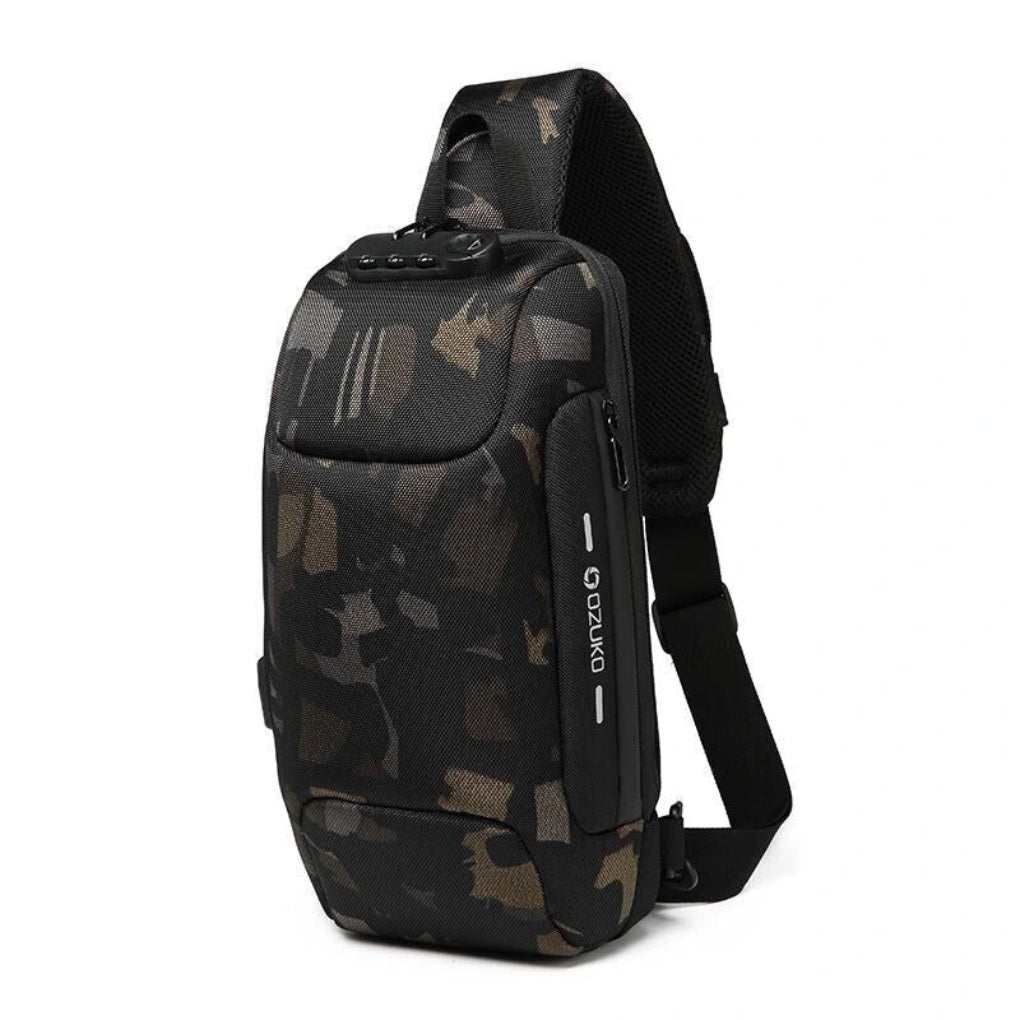 VierraSol | Bolsa Unisex Antirrobo Cruzada con Carga USB