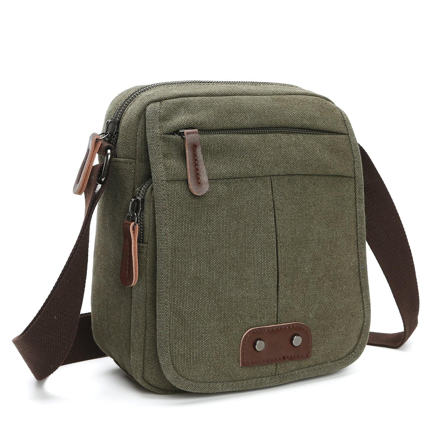 VierraSol | Bolsa Unisex Cruzada con Múltiples Bolsillos