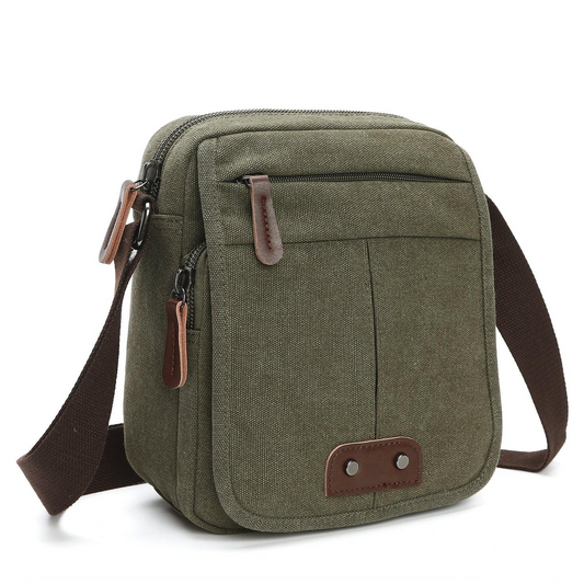 VierraSol | Bolsa Unisex Cruzada con Múltiples Bolsillos