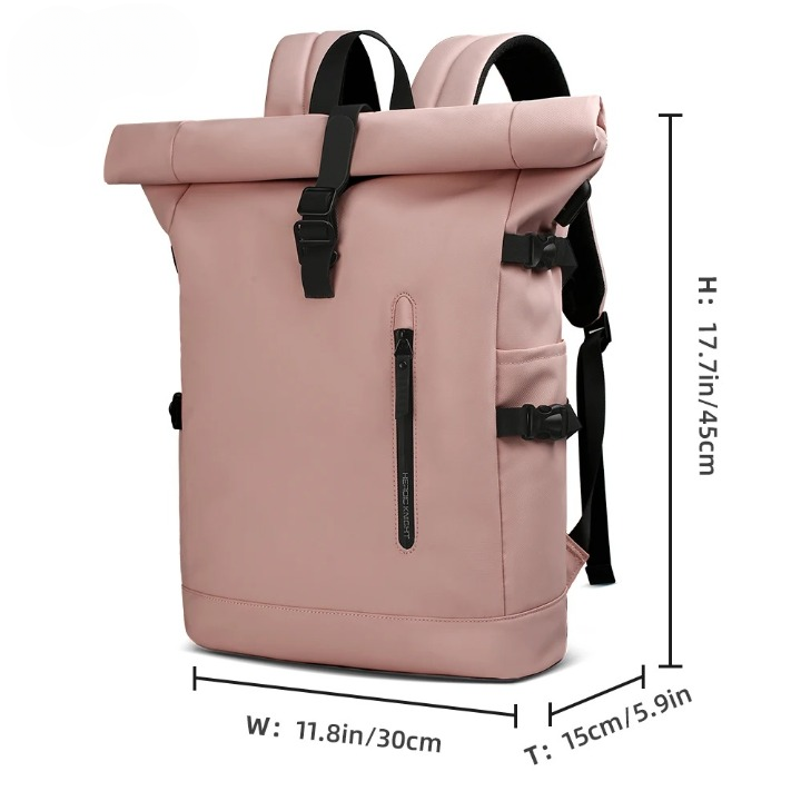 VierraSol | Bolsa y Mochila para Bicicleta 3 en 1 - Cierre Superior