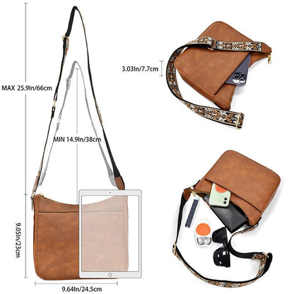 VierraSol | Bolso Cruzado de Cuero Versátil para Mujeres