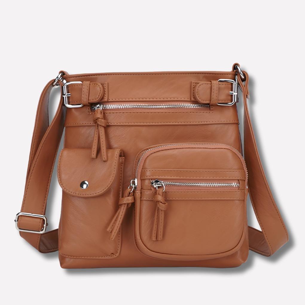 VierraSol | Bolso Cruzado de Múltiples Bolsillos para Mujeres