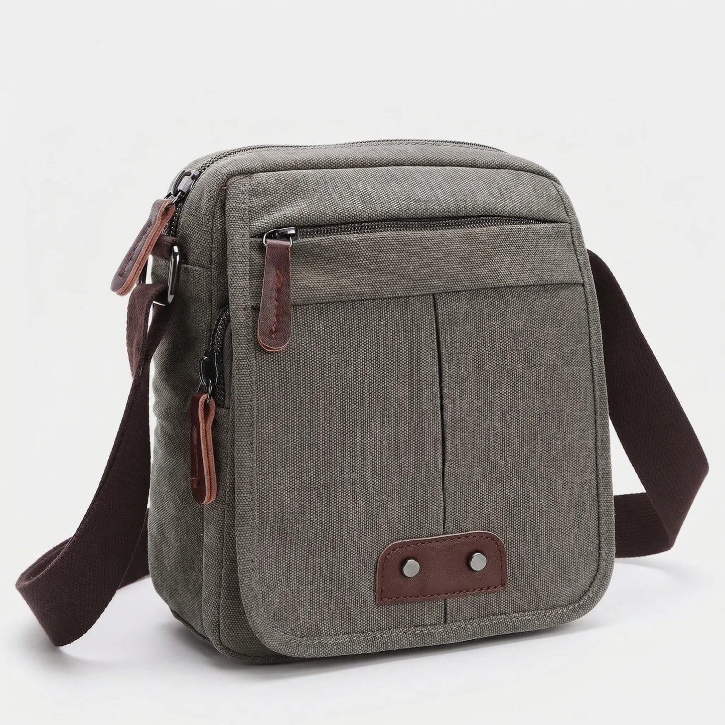 VierraSol | Bolso de Hombro Cruzado para Hombre con Múltiples Bolsillos
