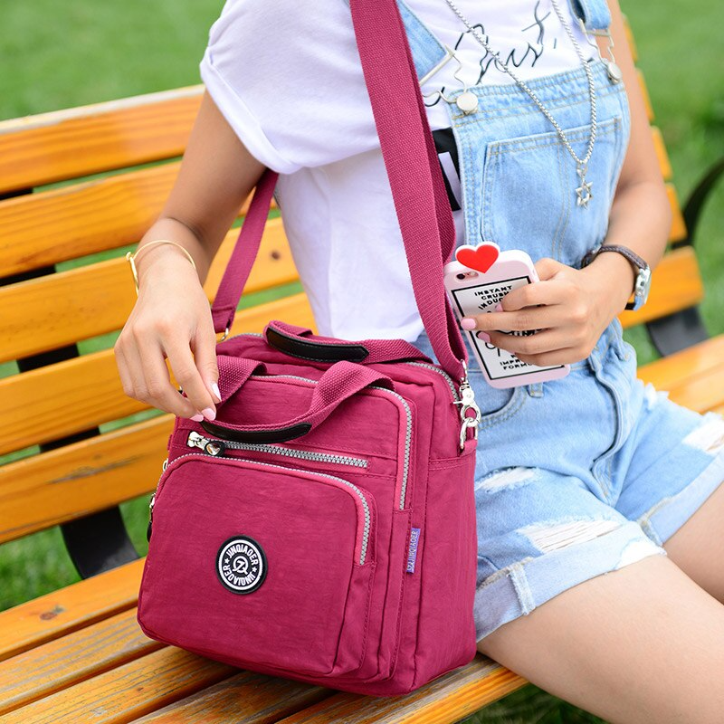 VierraSol | Bolso de Hombro Multi-Compartimento para Mujeres
