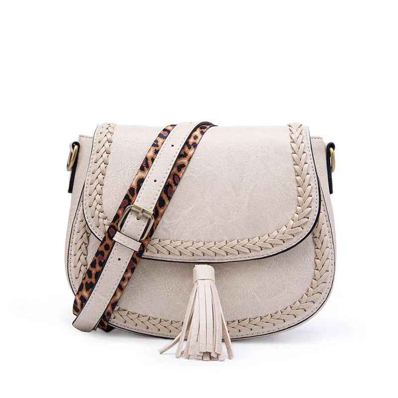 VierraSol | Bolso de Hombro para Mujer con Detalle de Borlas