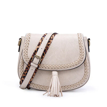 VierraSol | Bolso de Hombro para Mujer con Detalle de Borlas