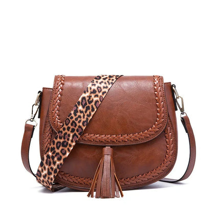 VierraSol | Bolso de Hombro para Mujer con Detalle de Borlas