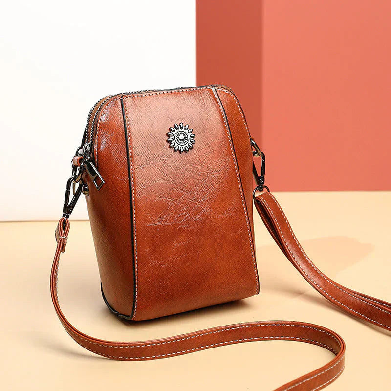 VierraSol | Bolso de Hombro para Mujeres con Adorno de Sol