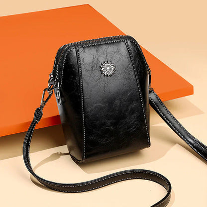 VierraSol | Bolso de Hombro para Mujeres con Adorno de Sol