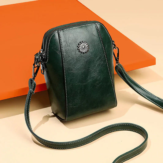 VierraSol | Bolso de Hombro para Mujeres con Adorno de Sol