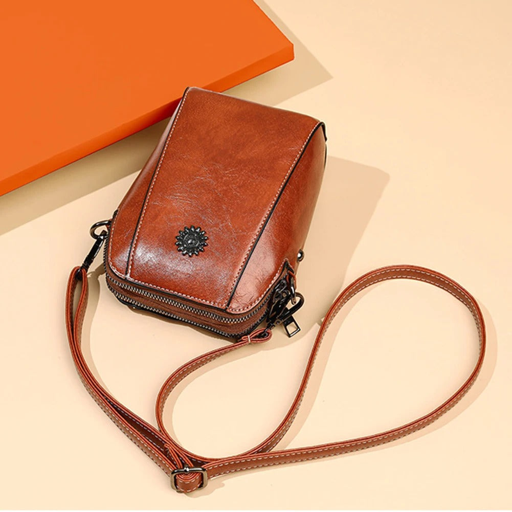 VierraSol | Bolso de Hombro para Mujeres con Adorno de Sol
