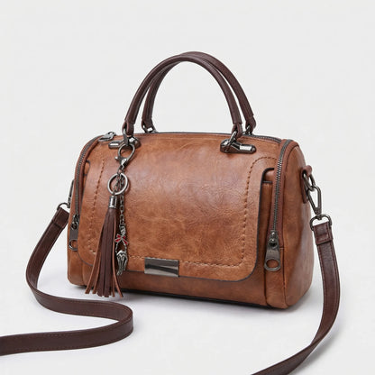 VierraSol | Bolso de Hombro para Mujeres con Charm de Borlas