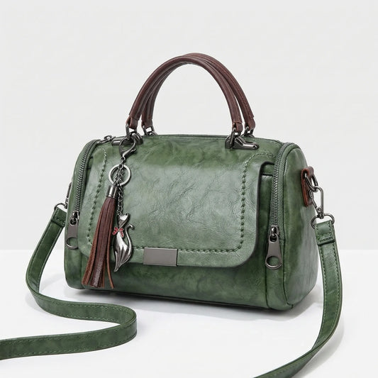 VierraSol | Bolso de Hombro para Mujeres con Charm de Borlas
