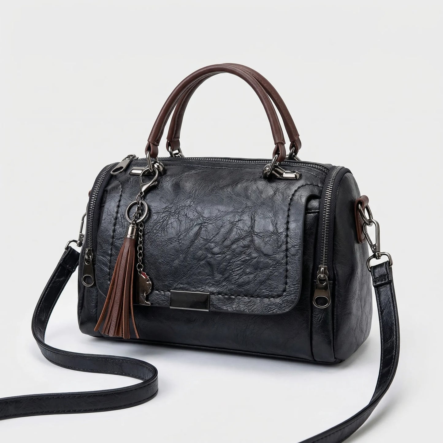 VierraSol | Bolso de Hombro para Mujeres con Charm de Borlas