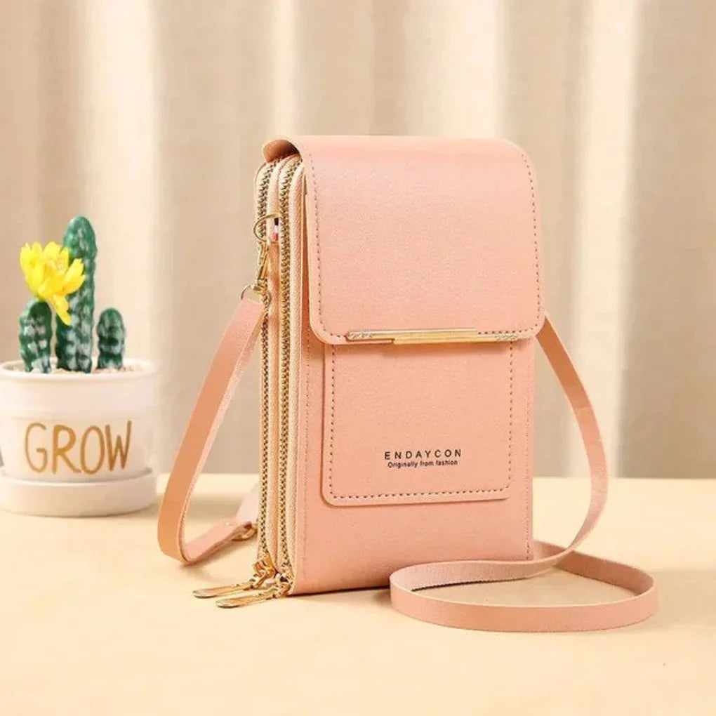 VierraSol | Bolso de Hombro para Mujeres con Compartimento para Pantalla Táctil