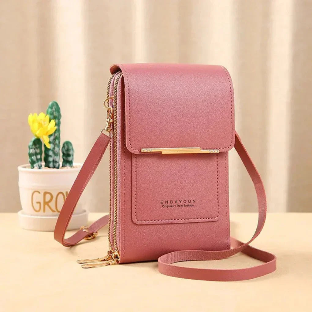 VierraSol | Bolso de Hombro para Mujeres con Compartimento para Pantalla Táctil
