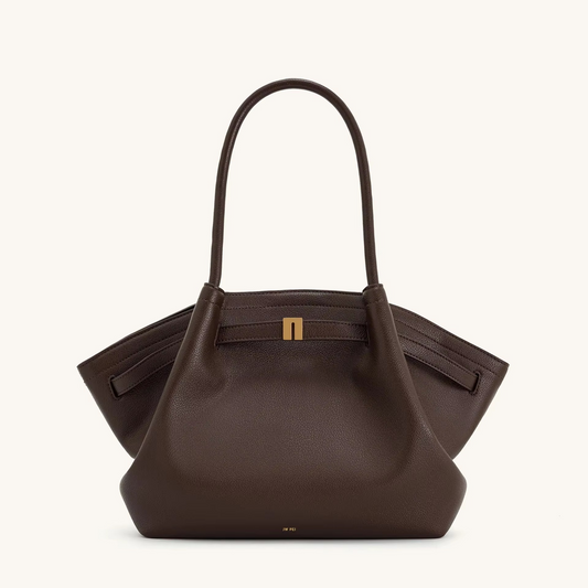VierraSol | Bolso de Hombro Patrón Hana Look Ante y Gran Capacidad