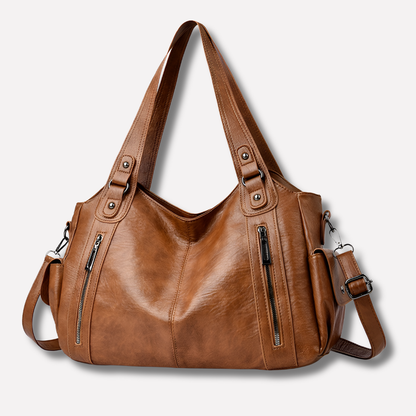 VierraSol | Bolso de Mano Grande para Mujeres con Múltiples Cremalleras