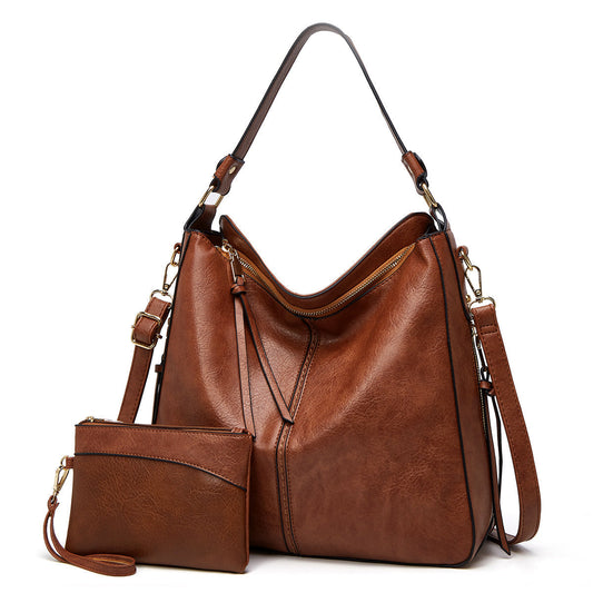 VierraSol | Bolso Hobo para Mujer con Accesorios Dorados