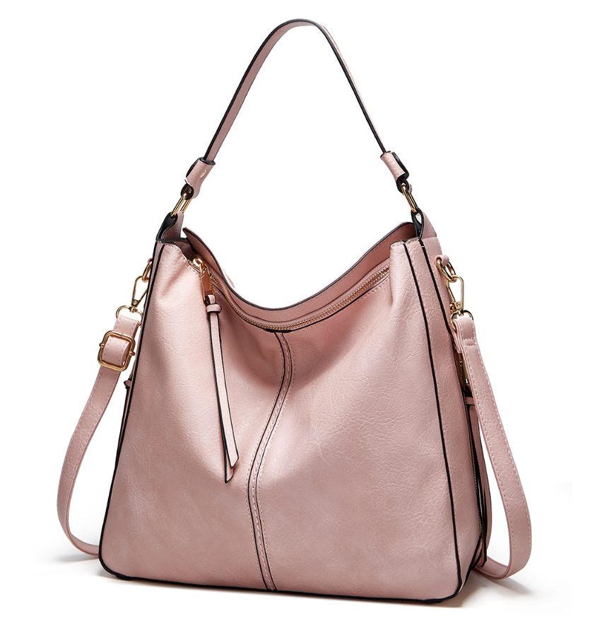 VierraSol | Bolso Hobo para Mujer con Accesorios Dorados