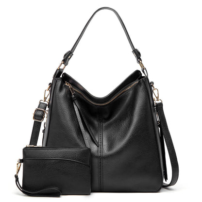 VierraSol | Bolso Hobo para Mujer con Accesorios Dorados