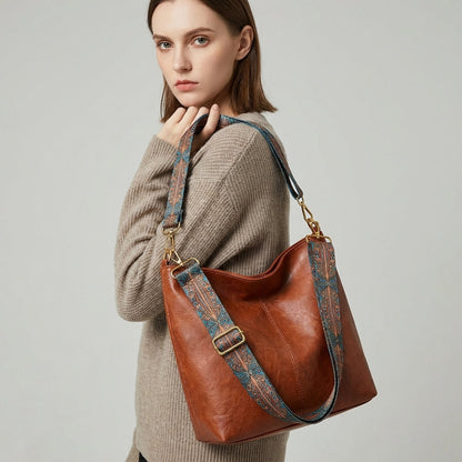 VierraSol | Bolso Hobo para Mujeres con Correa Decorativa