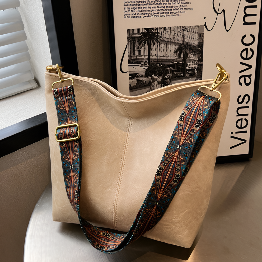 VierraSol | Bolso Hobo para Mujeres con Correa Decorativa