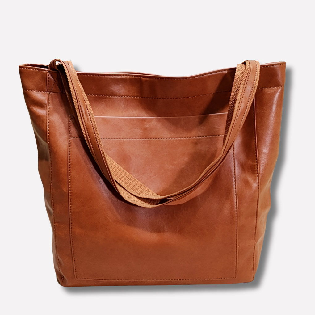 VierraSol | Bolso Tote de Cuero para Mujeres con Bolsillo