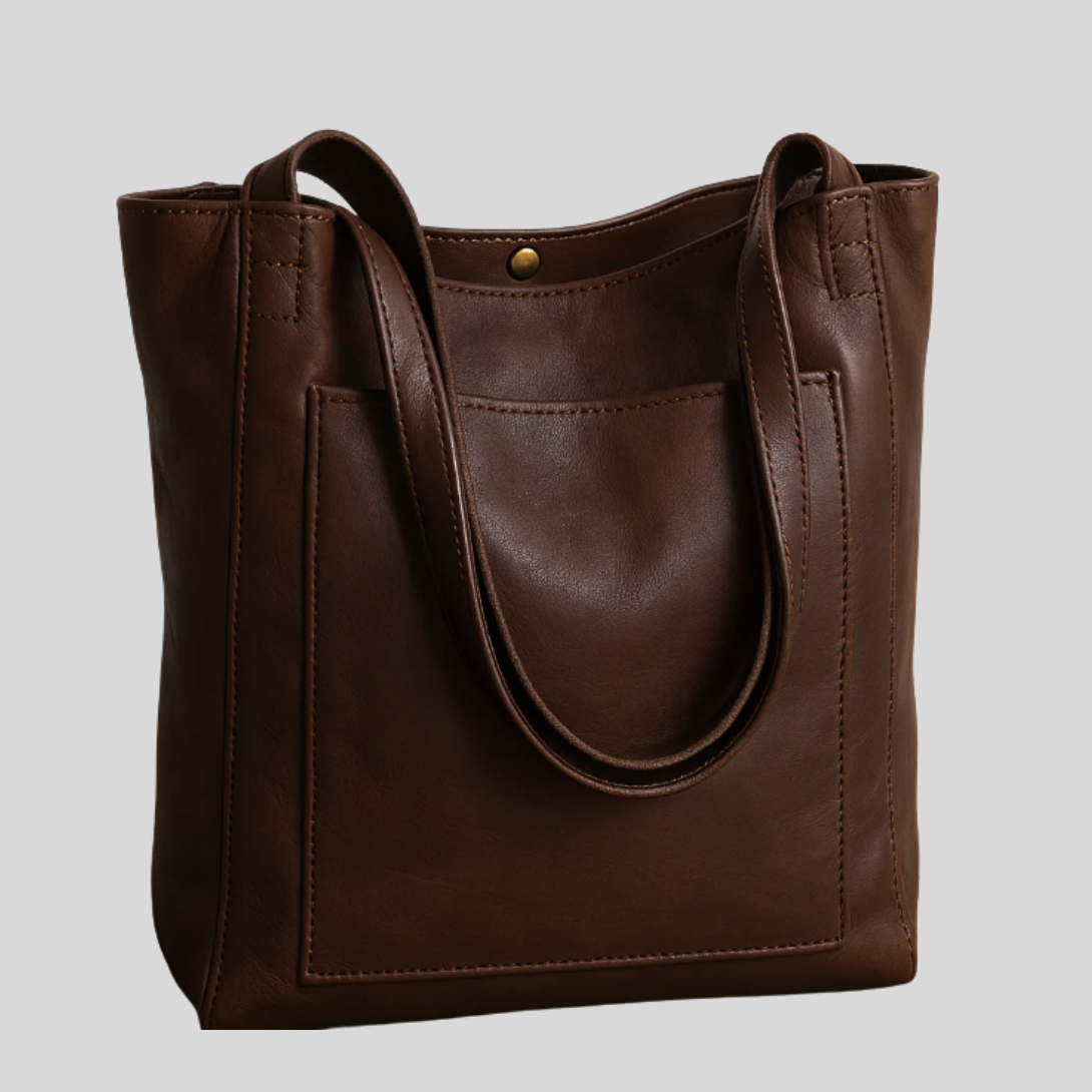 VierraSol | Bolso Tote de Cuero para Mujeres con Bolsillo