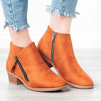 VierraSol - Botas de Cuero Ortopédicas para Mujeres