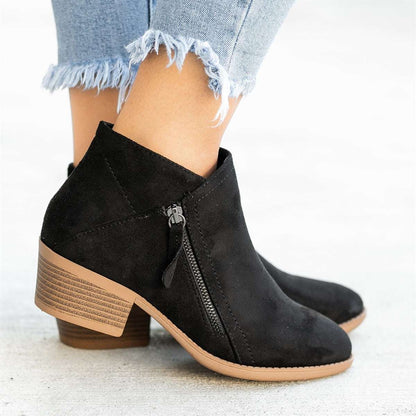 VierraSol - Botas de Cuero Ortopédicas para Mujeres