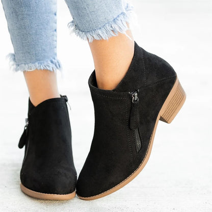 VierraSol - Botas de Cuero Ortopédicas para Mujeres