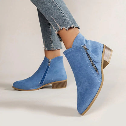 VierraSol - Botas de Cuero Ortopédicas para Mujeres