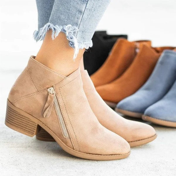 VierraSol | Botas de Cuero Ortopédicas para Mujeres