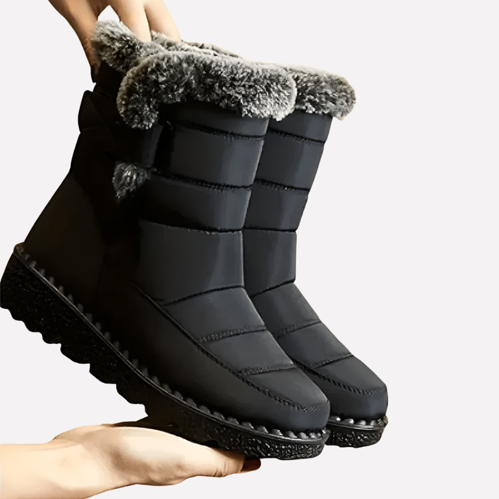 VierraSol | Botas de Nieve Impermeables para Invierno con Forro de Piel