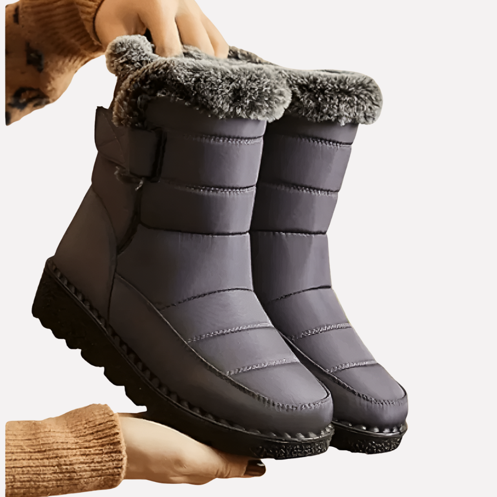 VierraSol | Botas de Nieve Impermeables para Invierno con Forro de Piel