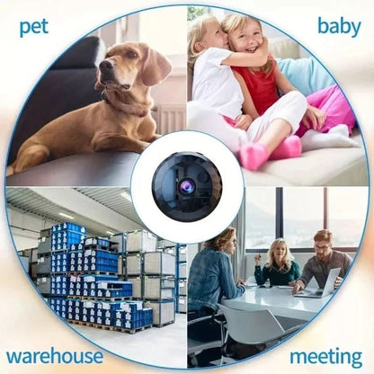 VierraSol | Cámara Mini WiFi Magnética 1080P HD para Monitoreo Discreto