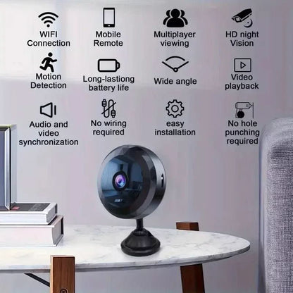 VierraSol | Cámara Mini WiFi Magnética 1080P HD para Monitoreo Discreto