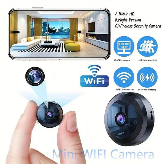 VierraSol | Cámara Mini WiFi Magnética 1080P HD para Monitoreo Discreto