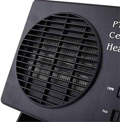 VierraSol | Calentador de Cerámica para Automóviles de 12V | Ventilador Portátil de 150W-300W con Termostato Automático para Uso en Invierno en Vehículos
