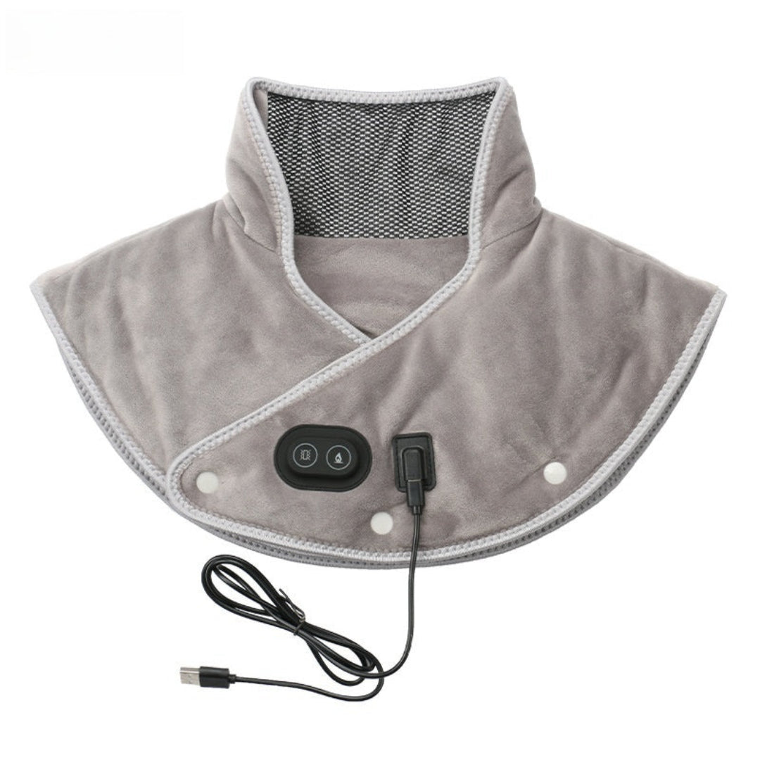 VierraSol | Calentador de Cuello y Dispositivo de Masaje | Calor para Cuello y Hombros para Relajación Muscular | Configuraciones Ajustables para Reducción del Estrés | Alivio y Relajación del Dolor de Cuello