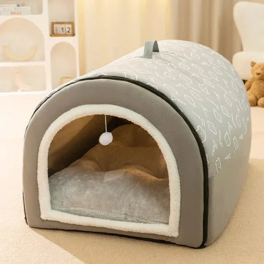 VierraSol | Cama para Gato y Perro Túnel Acogedor