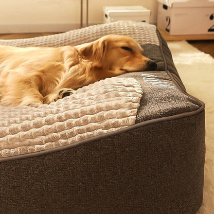 VierraSol | Cama para Perros con Protección Espinal Resistente a Rasguños y Grosor
