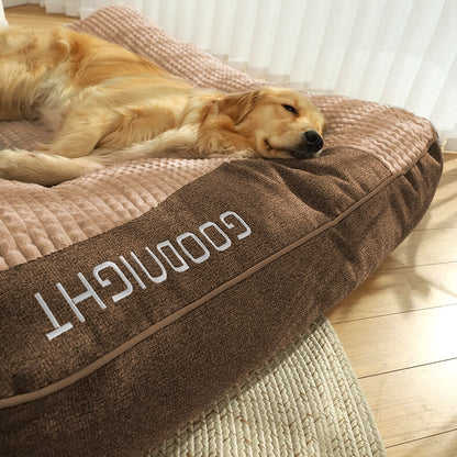 VierraSol | Cama para Perros Grande Resistente a Rasguños con Soporte Ortopédico para la Espalda